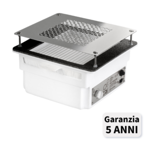 TERI TURBO Aspiratore Unghie ad Incasso - bianco/silver
