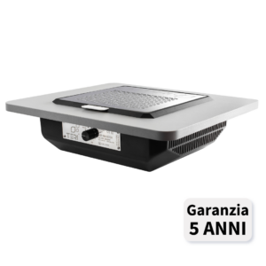 TERI BRILLIANT Aspiratore Unghie ad Incasso - nero/silver