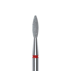 Punta Staleks diamantata Fiamma, rosso, Ø 2.1mm, abrasivo morbido