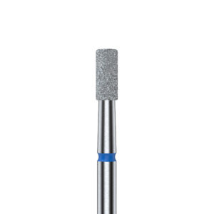Punta fresa diamantata Cilindro, blu, Ø 2,5mm, abrasivo medio