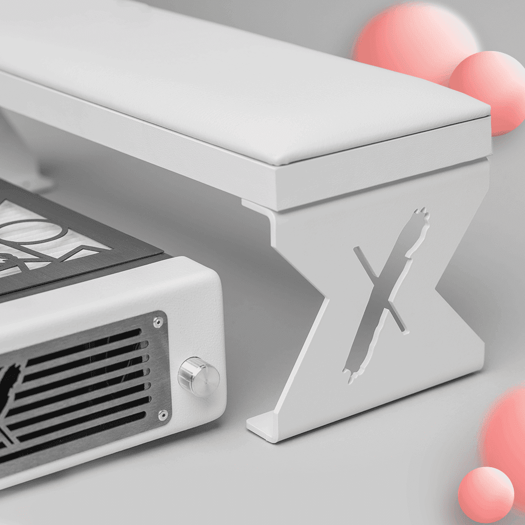SHEMAX Luxury Handauflage für Maniküre, Farbe Weiß - immagine 9