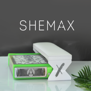 SHEMAX Style PRO 3 Staubabsaugung für Nagelstudio, Grün - immagine 9