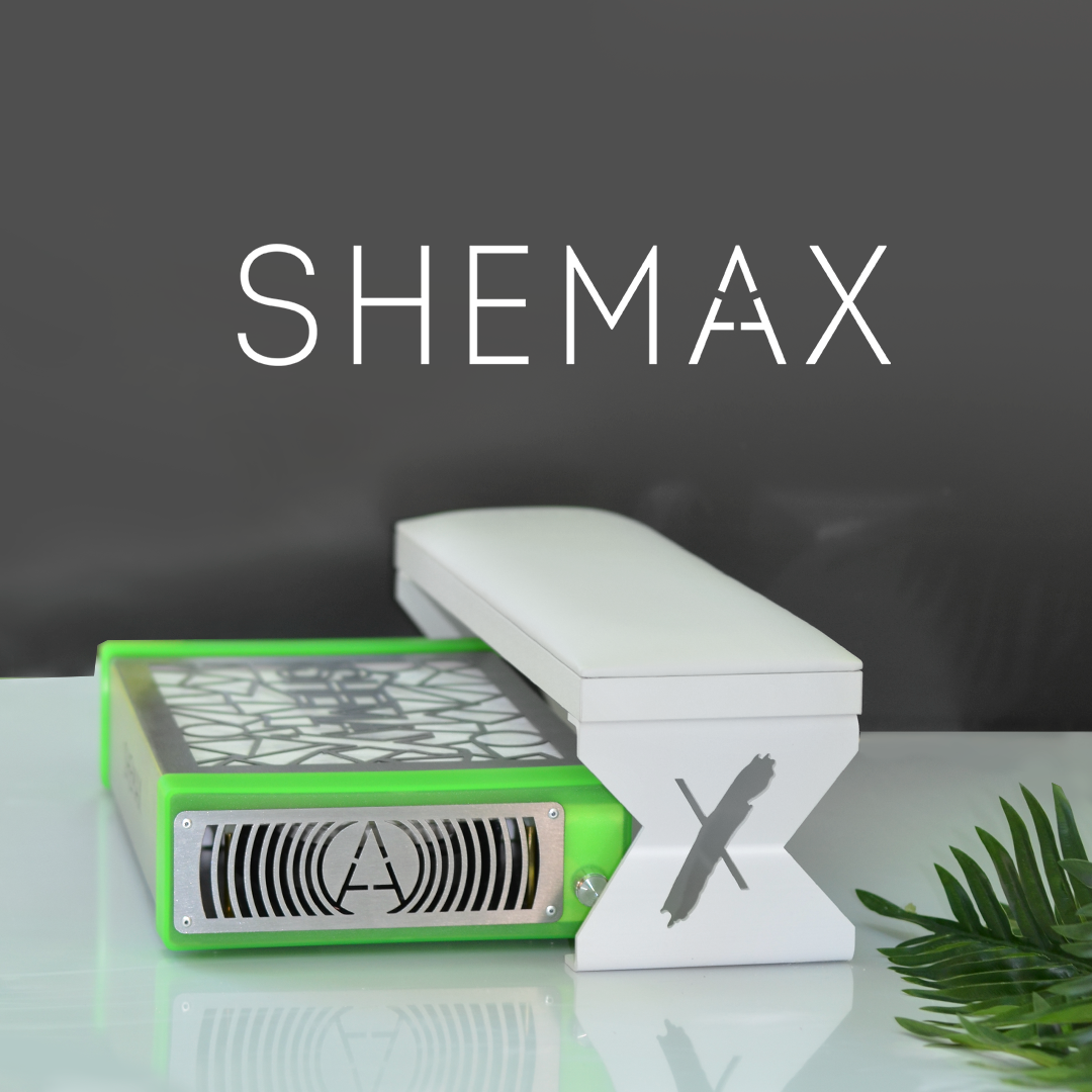 SHEMAX Style PRO 3 Staubabsaugung für Nagelstudio, Grün - immagine 9
