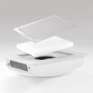 Einbau-Staubabsaugung SHEMAX Smart V-PRO 8, Weiß