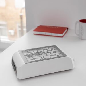 SHEMAX Style XS kompakt Tischstaubsauger für Nägel, weiß - immagine 11