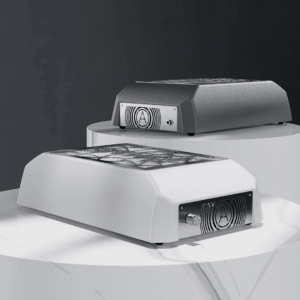 SHEMAX Style XS kompakt Tisch Staubabsaugung für Maniküre, grau - immagine 6