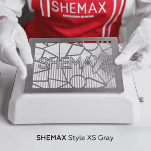 SHEMAX Style XS kompakt Tischstaubsauger für Nägel, weiß - immagine 13