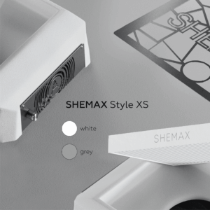 SHEMAX Style XS kompakt Tischstaubsauger für Nägel, weiß - immagine 15