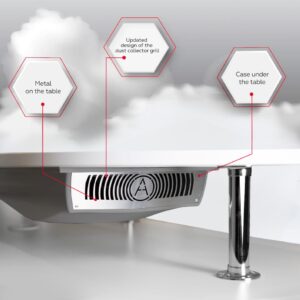 Einbau-Staubabsaugung SHEMAX Smart V-PRO 4, Weiß - immagine 11