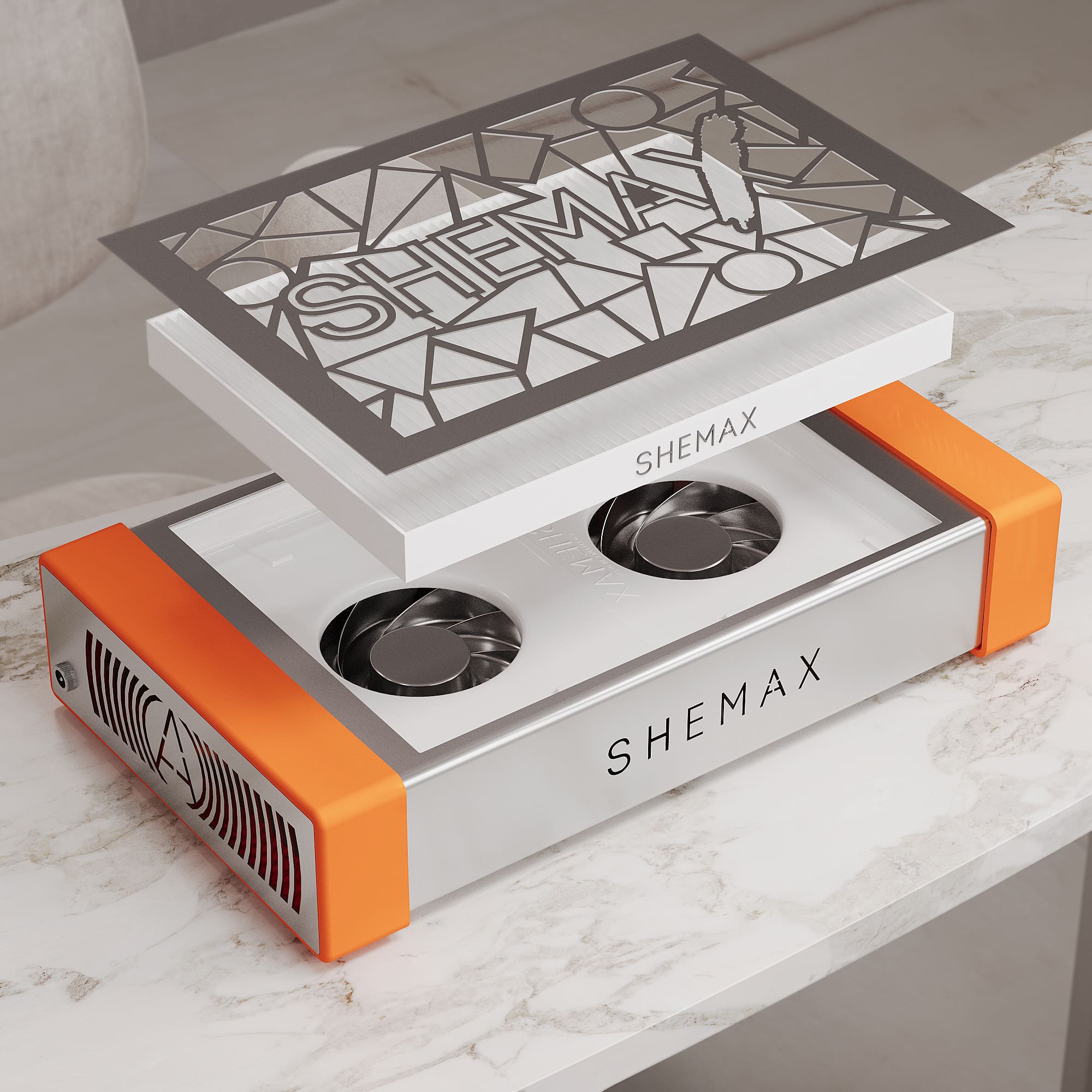 Staubabsaugung SHEMAX Style PRO 3, Weiß (Klassisches Design) - immagine 28
