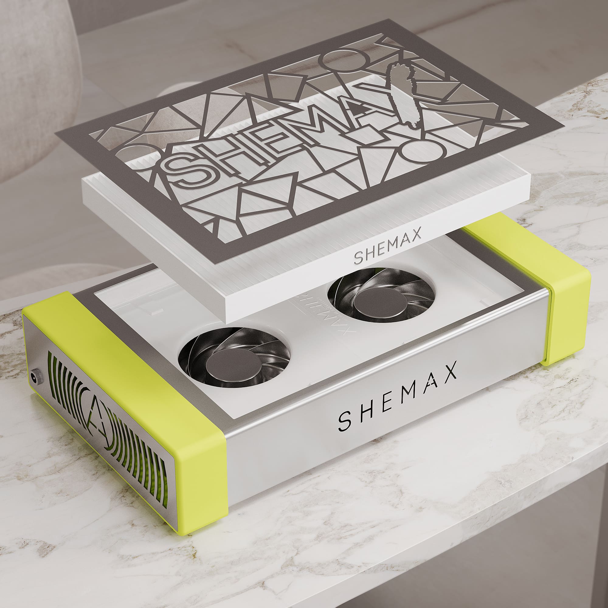 Staubabsaugung SHEMAX Style PRO 3, Weiß (Klassisches Design) - immagine 45