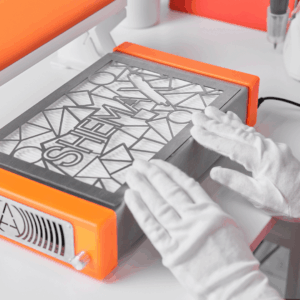 SHEMAX Style PRO 3 Staubabsaugung für Nägel, Orange - immagine 9
